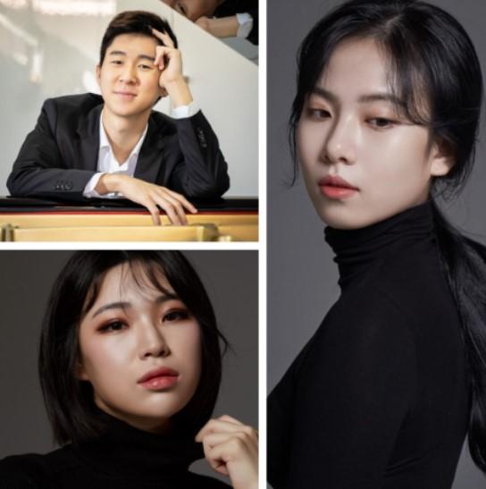 JungIn Ryu, Jiyoung Kim und Samuel Choi, Stiftung Elfrun Gabriel